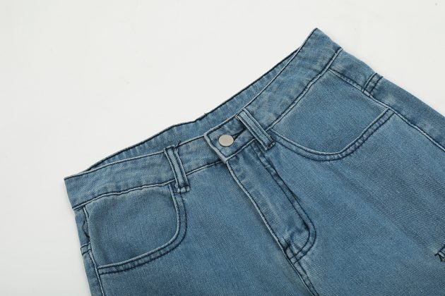 Spring and Autumn New Multi Pocket workwear pants with loose and wide leg design - Image 6