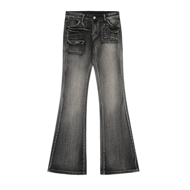Street Trendy European and American Cowboy Micro La Slim Fit Women's Spicy Girl Dress Jeans - Image 3