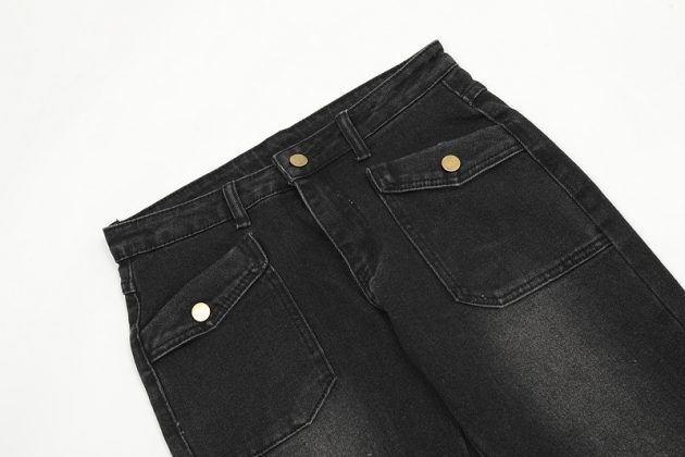 New American style spicy girl looks slim, low waist, washed water, niche jeans - Image 6