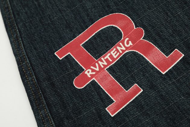 American style vintage stamps look slim, retro, niche, micro flared, men's and women's jeans, men's - Image 11