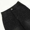 Ladies' American retro washed distressed loose wide leg mop straight leg jeans - Image 6