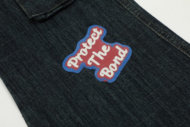 American style vintage stamps look slim, retro, niche, micro flared, men's and women's jeans, men's - Image 9
