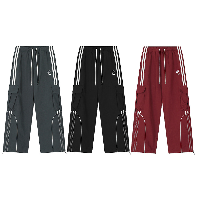 Women’s Spring and Autumn New Retro Floor Dragging Parachute Hip Hop Work Pants