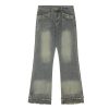 New American style spicy girl looks slim, low waist, washed water, niche jeans - Image 2