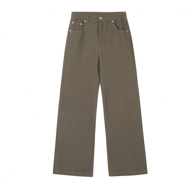 Women's new American style floor mopping retro straight leg loose casual jeans - Image 4