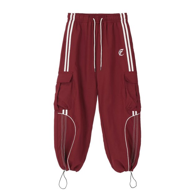 Women's Spring and Autumn New Retro Floor Dragging Parachute Hip Hop Work Pants - Image 3