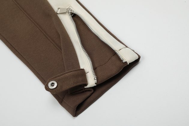 American zipper split casual pants with micro horn sports pants - Image 10