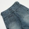 Men's and women's American casual pants with heavy washing design and denim jeans - Image 8