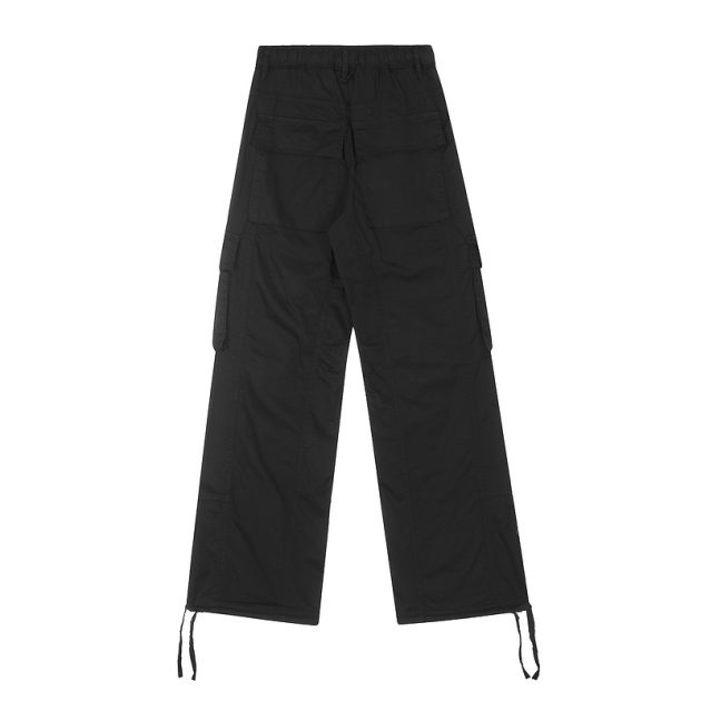 Men's spring thin American style large pocket loose wide leg outdoor paratrooper casual work pants - Image 2