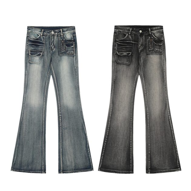 Street Trendy European and American Cowboy Micro La Slim Fit Women's Spicy Girl Dress Jeans
