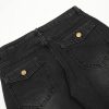 New American style spicy girl looks slim, low waist, washed water, niche jeans - Image 8