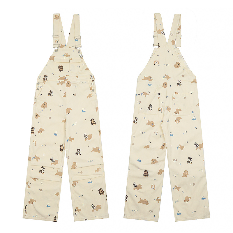 2025 Spring and Summer New Cute and Age reducing Design with a slimming straight leg jumpsuit