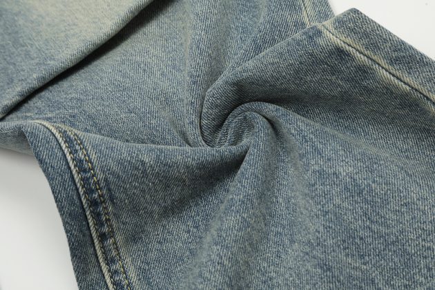 Summer men's straight leg fun American straight waist wide denim pants - Image 11