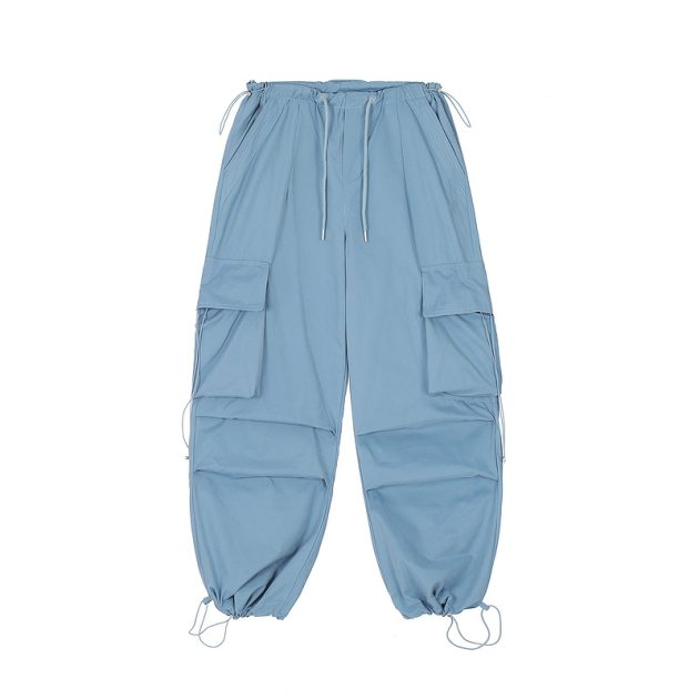 American style trendy outdoor workwear with loose creases and straight leg pants - Image 2