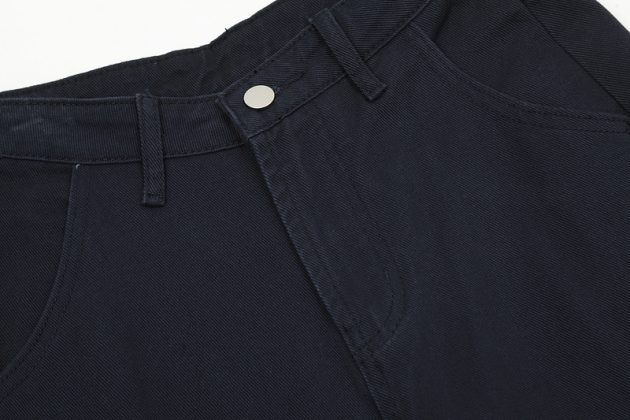 American Women's straight tube loose wide leg casual retro dopamine large pocket washed workwear jeans - Image 7