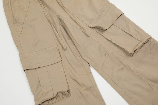 Men's spring thin American style large pocket loose wide leg outdoor paratrooper casual work pants - Image 14