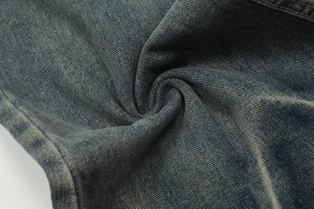 American style n ü short, high waist, versatile, loose, slimming, wide leg, washed micro trumpet denim - Image 12