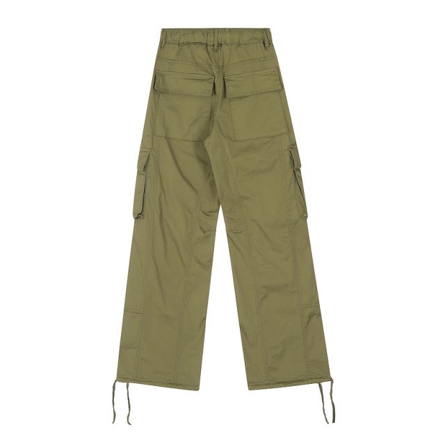 Men's spring thin American style large pocket loose wide leg outdoor paratrooper casual work pants - Image 7
