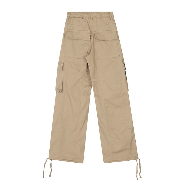 Men's spring thin American style large pocket loose wide leg outdoor paratrooper casual work pants - Image 10