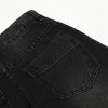 Ladies' American retro washed distressed loose wide leg mop straight leg jeans - Image 9