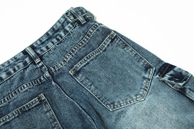 Men's and women's American casual pants with heavy washing design and denim jeans - Image 9