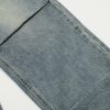 Summer men's straight leg fun American straight waist wide denim pants - Image 10