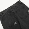 Spring and Autumn New Star Printed Casual Jeans - Image 8