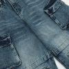Men's and women's American casual pants with heavy washing design and denim jeans - Image 11