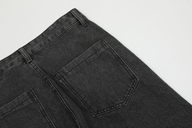 American street rivet ripped jeans - Image 10