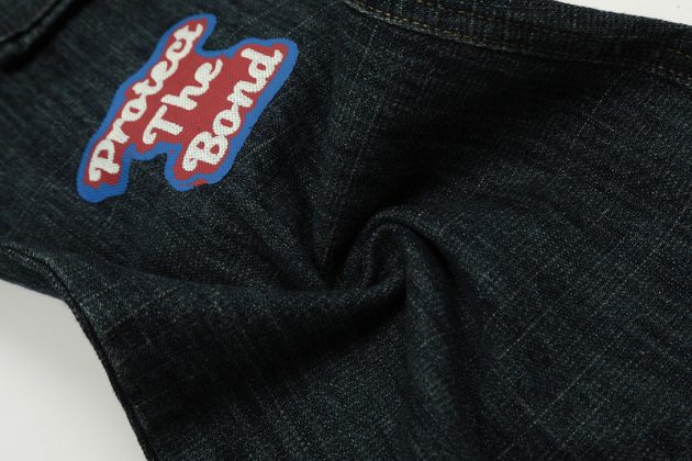 American style vintage stamps look slim, retro, niche, micro flared, men's and women's jeans, men's - Image 8