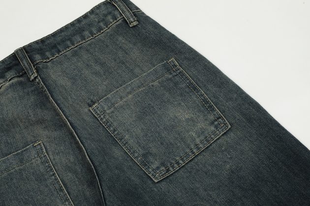American retro high street graffiti straight leg jeans - Image 7