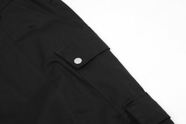 American retro work pants for men and women, high street, multi pocket Vibe style, loose, wide leg, straight leg, casual hanging pants - Image 14