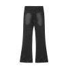 American style n ü short, high waist, versatile, loose, slimming, wide leg, washed micro trumpet denim - Image 5