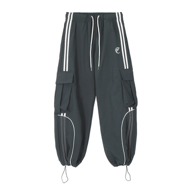 Women's Spring and Autumn New Retro Floor Dragging Parachute Hip Hop Work Pants - Image 6
