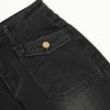 New American style spicy girl looks slim, low waist, washed water, niche jeans - Image 7